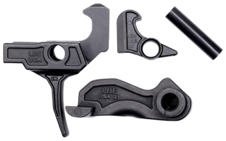 The LBE AK-47 G3 Trigger Group is heat treated to 40-44C Rockwell hardness, and is manufactured of tool-grade carbon steel.